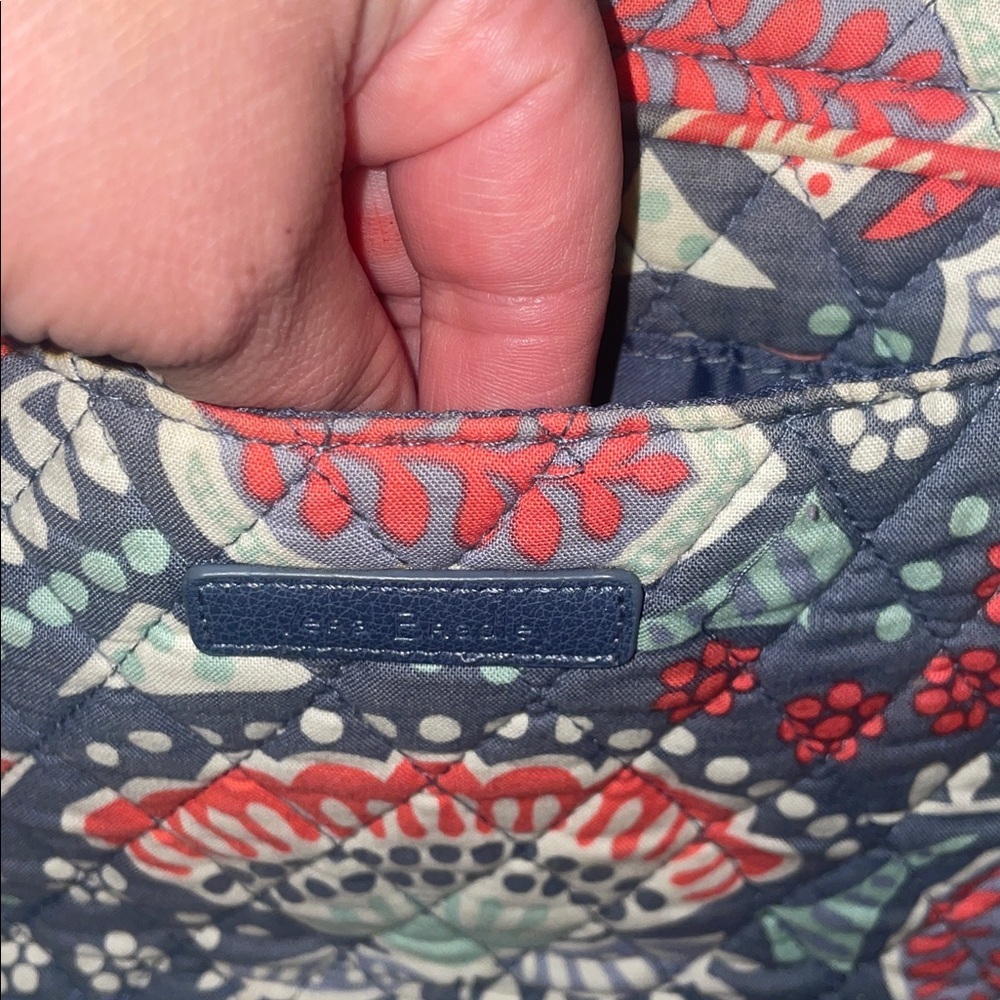 Vera Bradley Gray and Red Floral Bag - Picture 5 of 7